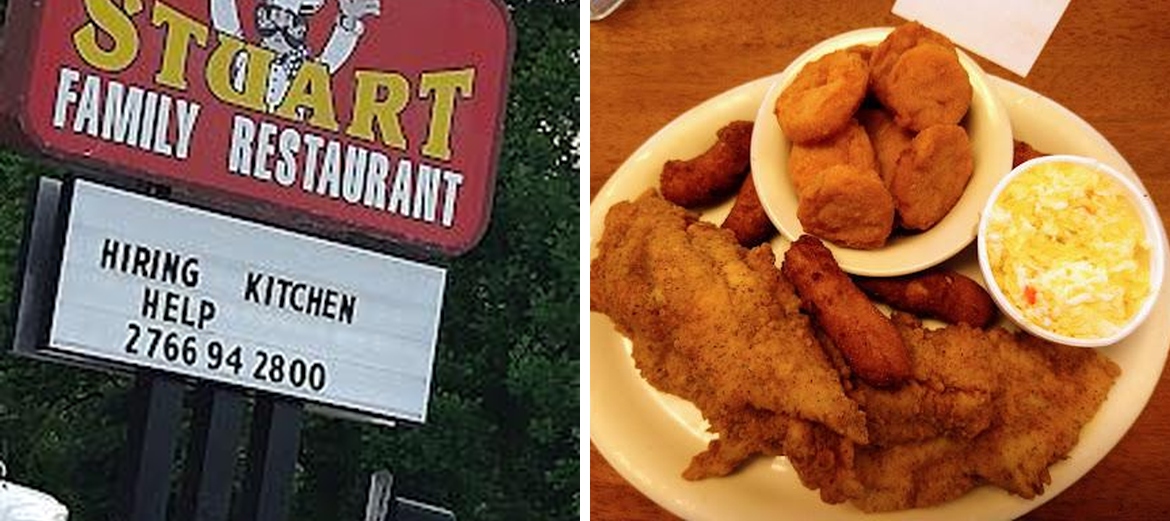 Stuart Family Restaurant Menu