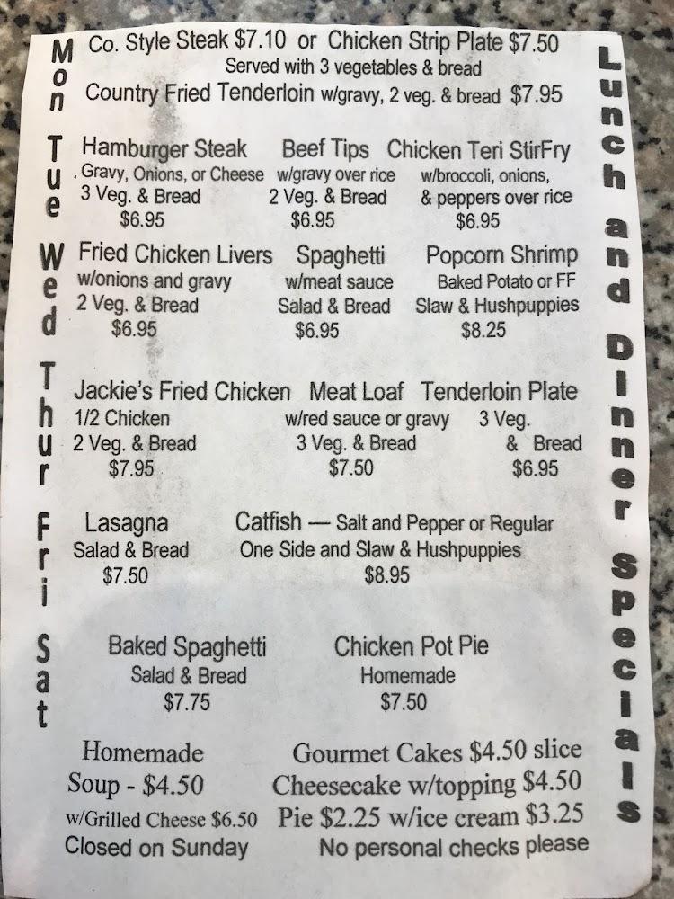 Stuart Family Restaurant Menu image 3