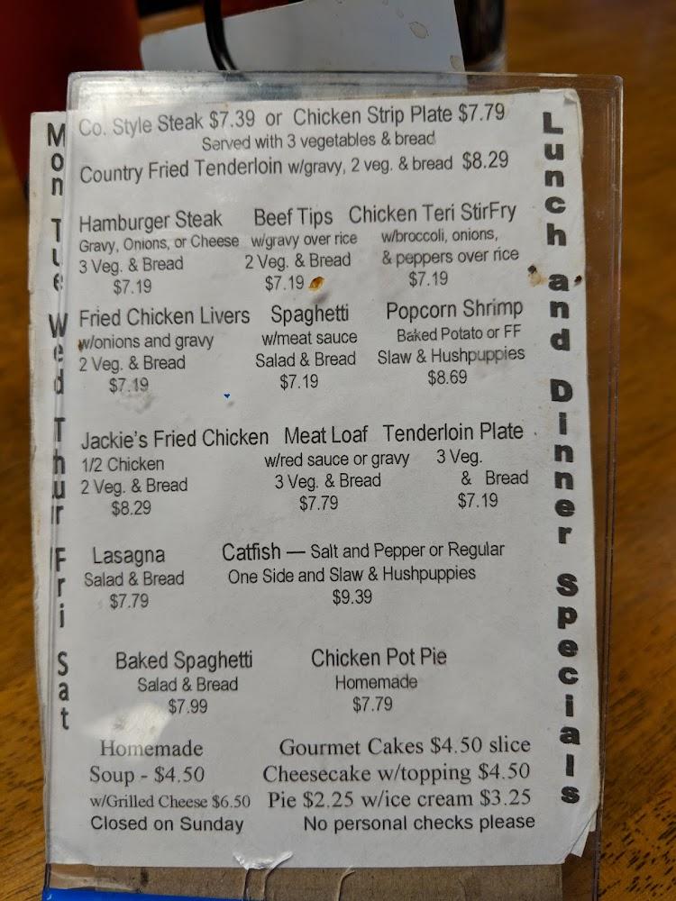 Stuart Family Restaurant Menu image 4